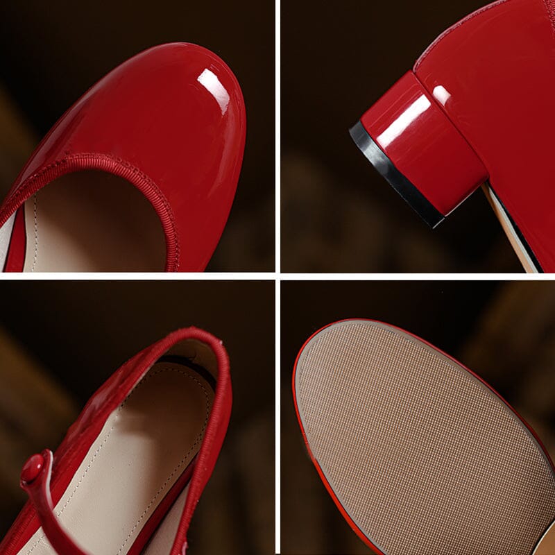 EUDORA™ | Elegant Leather Mary Janes
