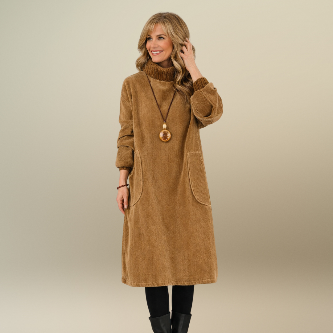 JENNIE™ | Turtleneck Midi Dress