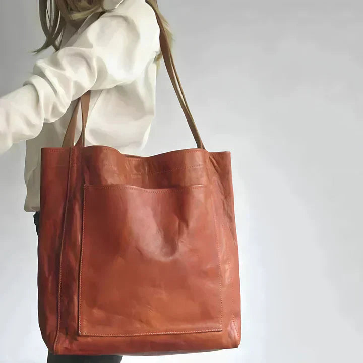 OLIVIA™ | Leather Tote Bag